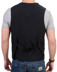 Costume National Gray cotton blend casual vest - IT48 | M - Vests