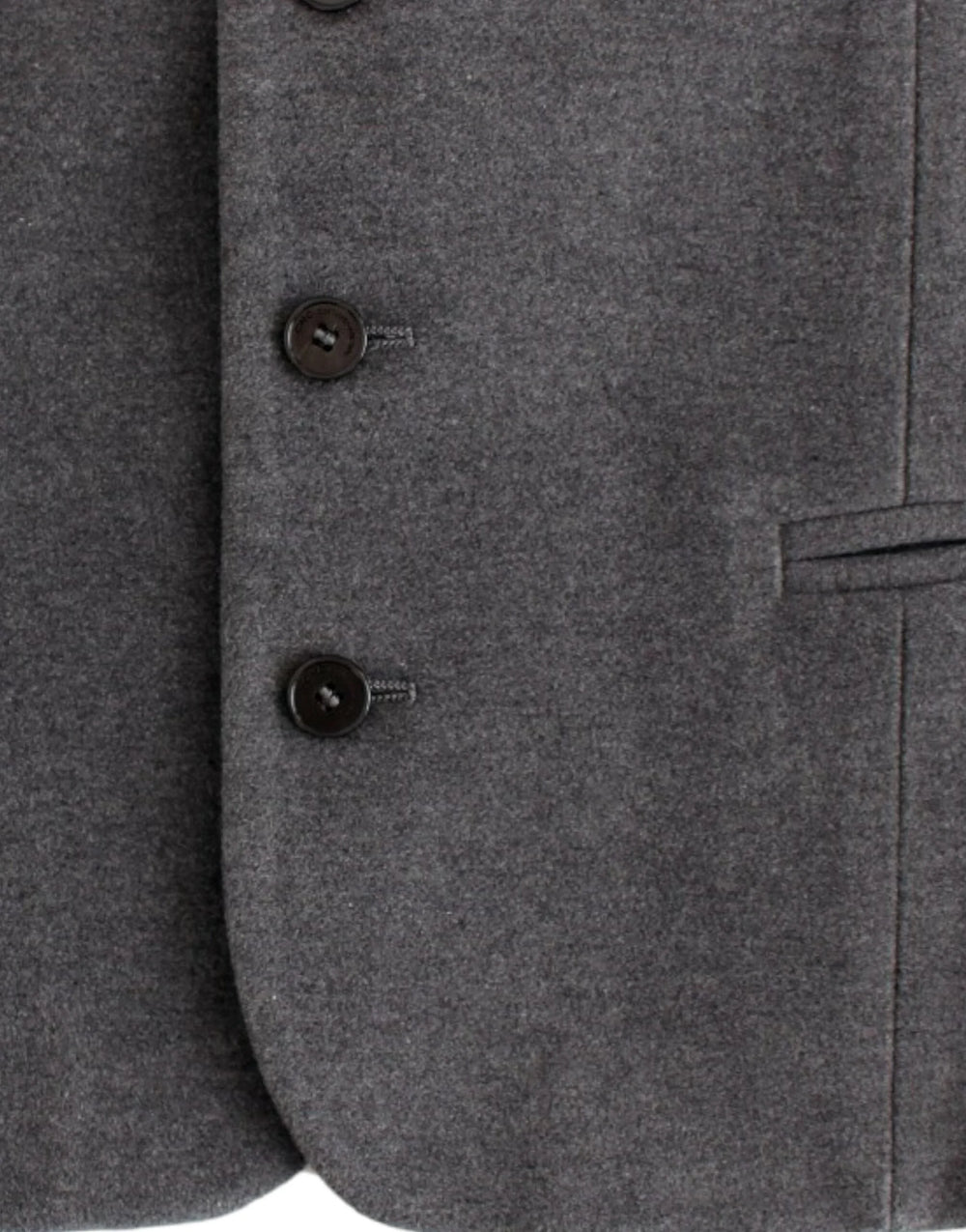 Costume National Gray cotton blend casual vest - IT48 | M - Vests