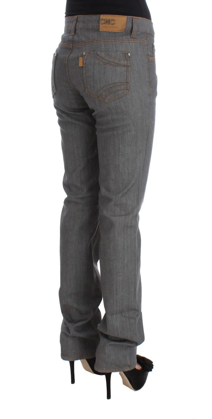 Costume National Gray Cotton Regular Fit Denim Jeans - W26 - Jeans
