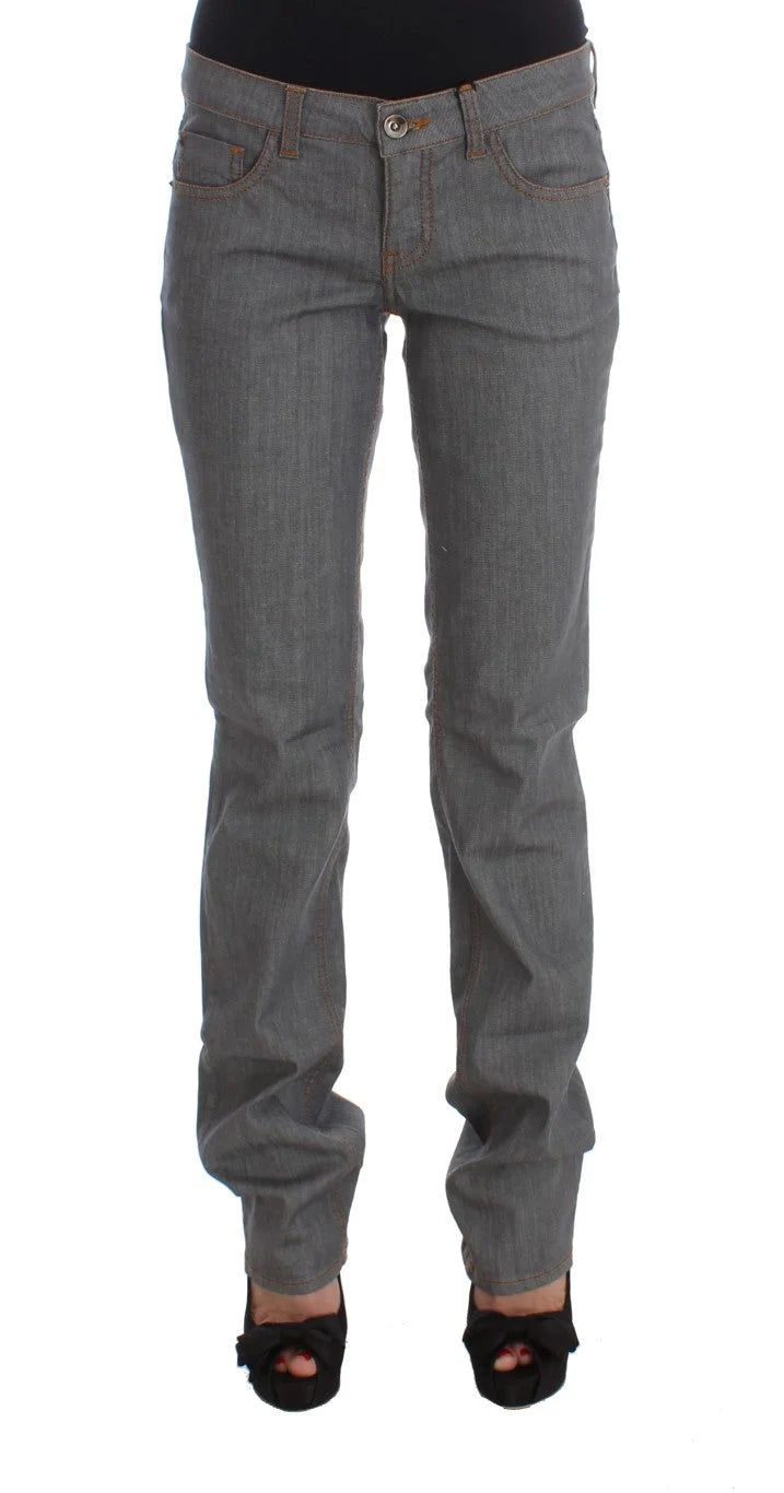 Costume National Gray Cotton Regular Fit Denim Jeans - W26 - Jeans