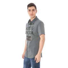 Costume National Gray Cotton Shirt - Shirts
