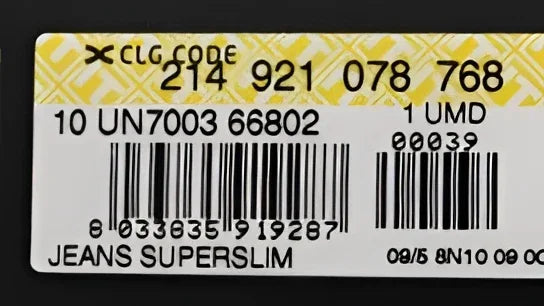 Costume National Gray Cotton Superslim Denim Jeans - Jeans