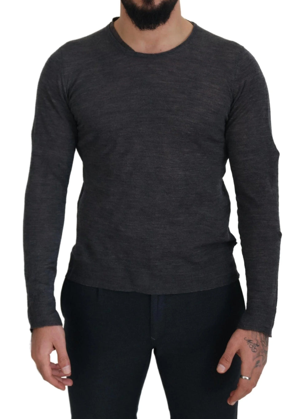 Costume National Gray Crewneck Pullover Sweater - IT48 | M - Sweaters