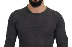 Costume National Gray Crewneck Pullover Sweater - IT48 | M - Sweaters