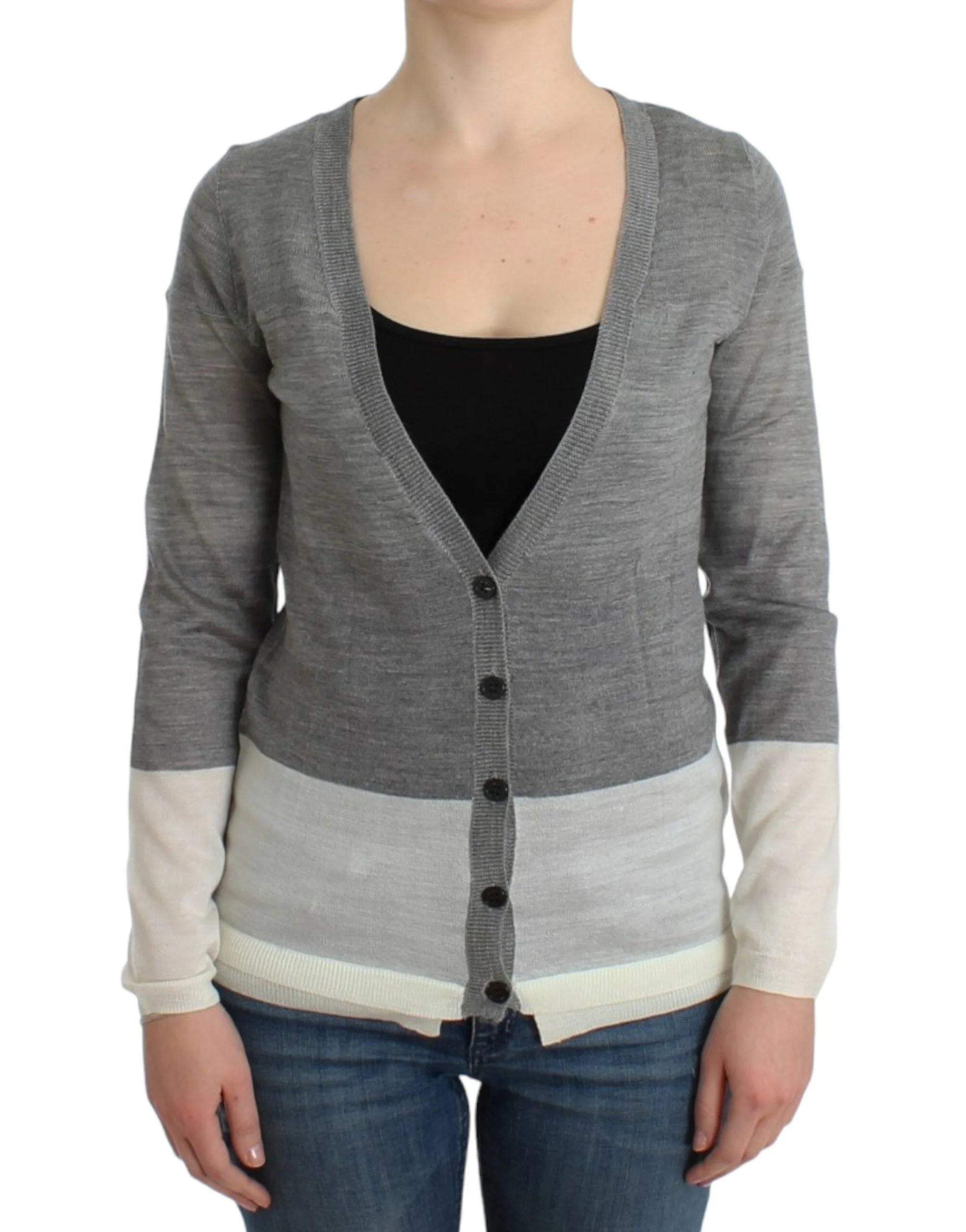 Costume National Gray lightweight cardigan - Cardigans