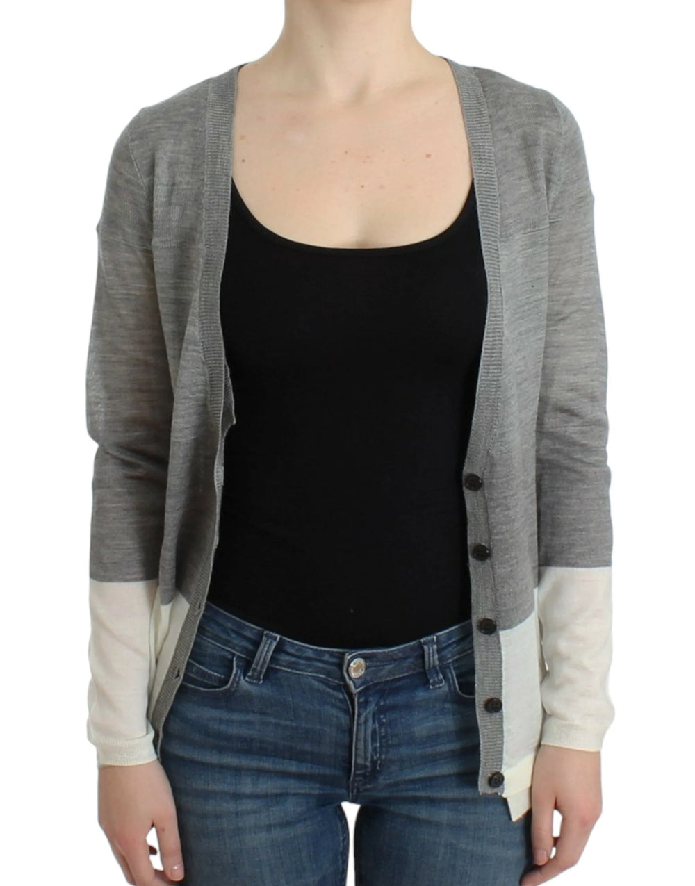 Costume National Gray lightweight cardigan - Cardigans