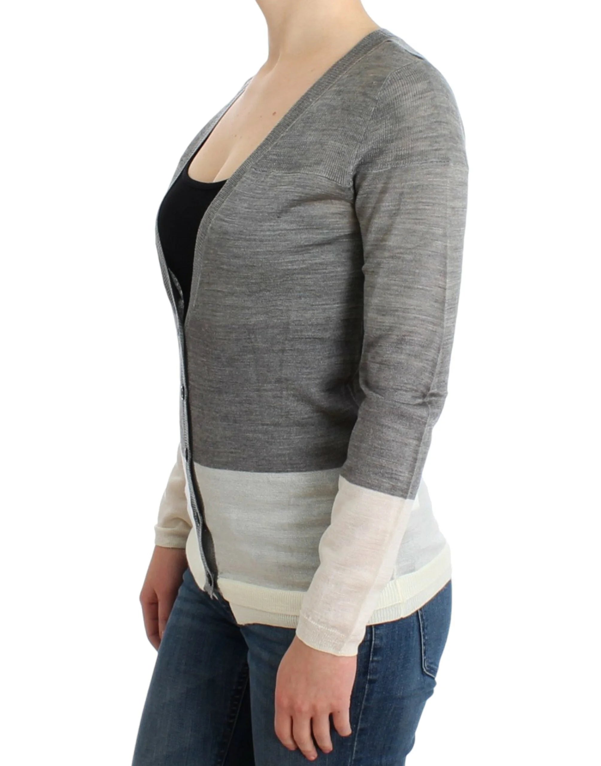 Costume National Gray lightweight cardigan - Cardigans
