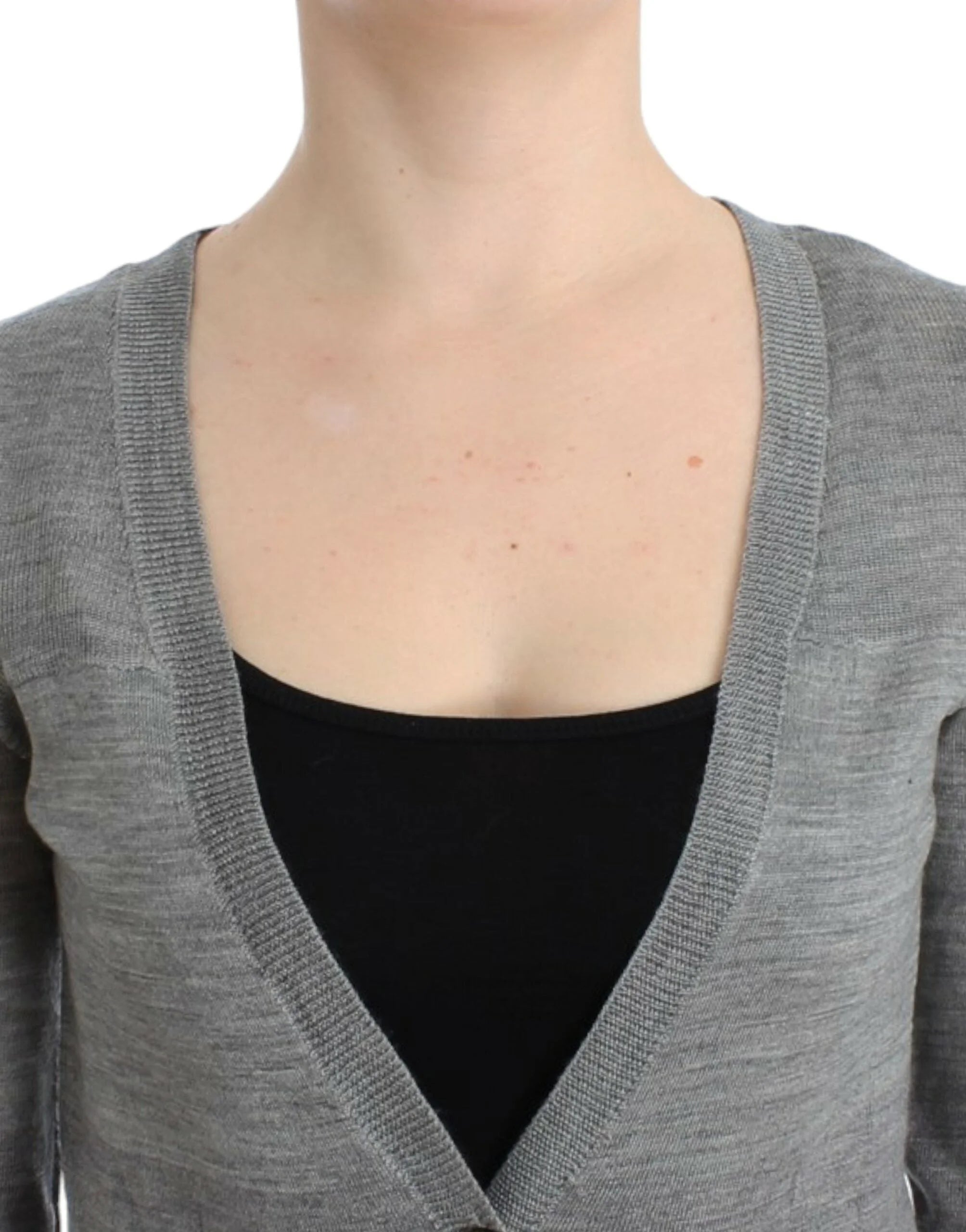 Costume National Gray lightweight cardigan - Cardigans