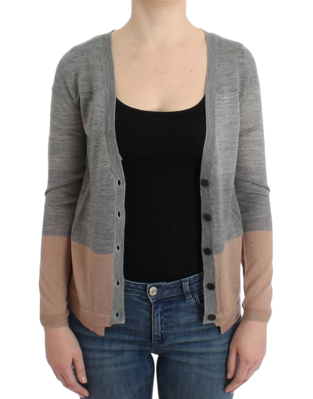 Costume National Gray lightweight cardigan - XXS - Cardigans