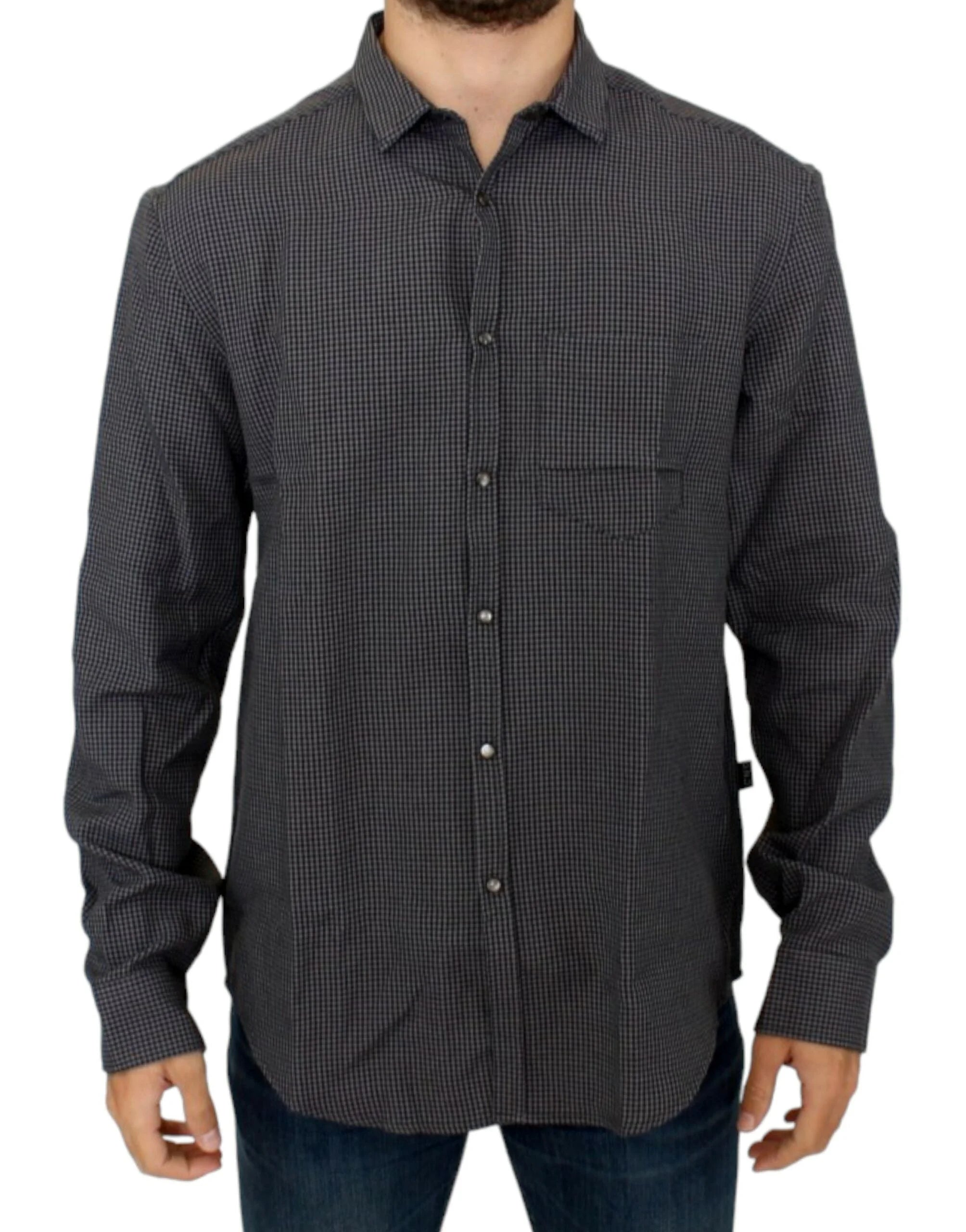 Costume National Gray linen casual shirt - Shirts