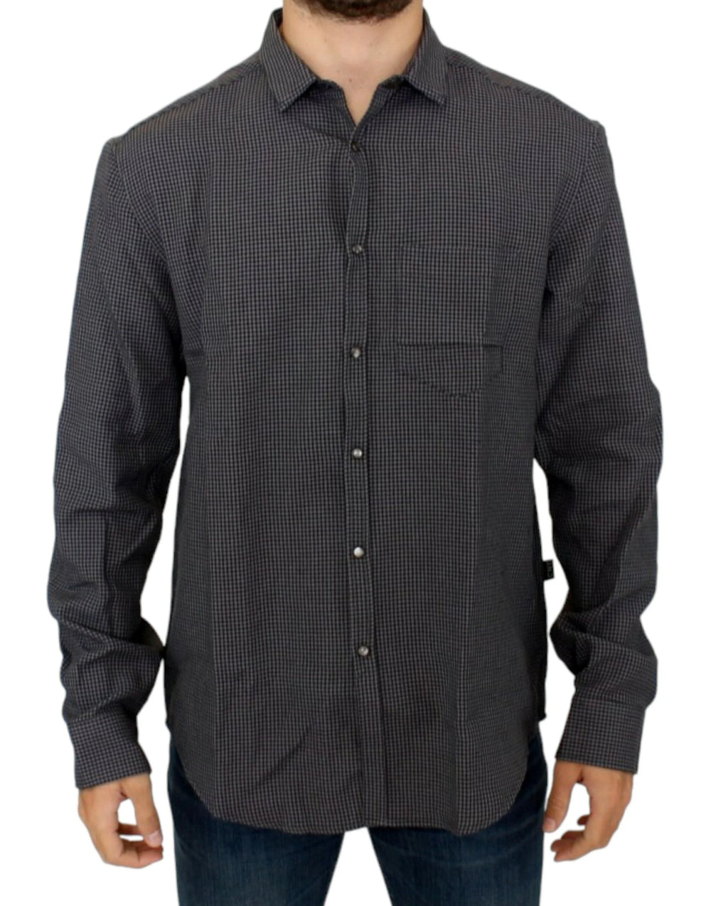 Costume National Gray linen casual shirt - Shirts