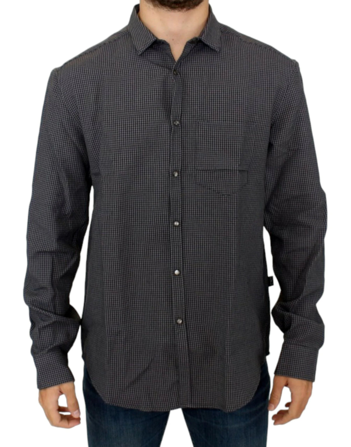 Costume National Gray linen casual shirt - Shirts