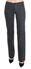 Costume National Gray Low Waist Straight Denim Pants Jeans - W26