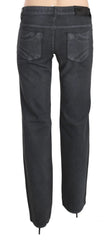 Costume National Gray Low Waist Straight Denim Pants Jeans - W26