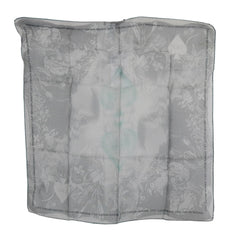 Costume National Gray Silk Shawl Foulard Wrap Scarf - Scarves & Shawls