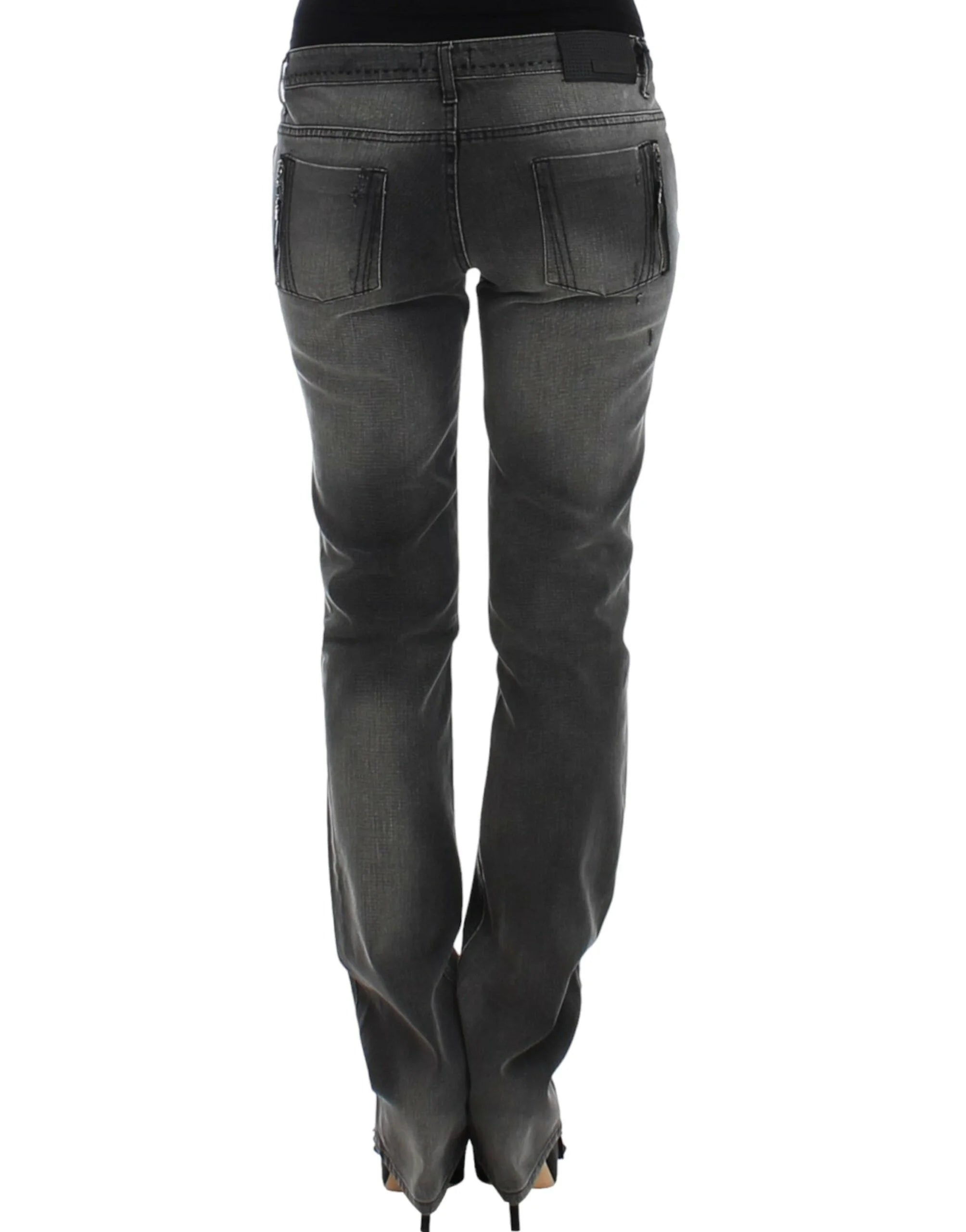 Costume National Gray straight leg jeans - Jeans