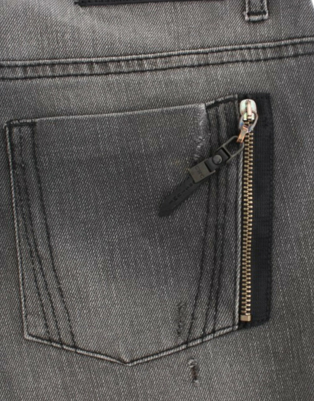 Costume National Gray straight leg jeans - Jeans