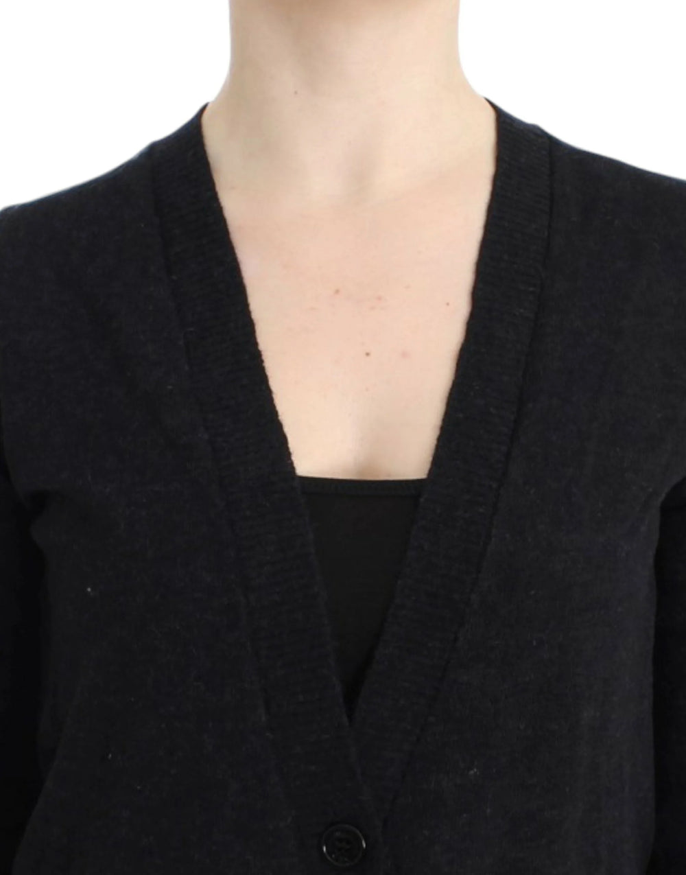 Costume National Gray wool alpaca cardigan - S - Cardigans