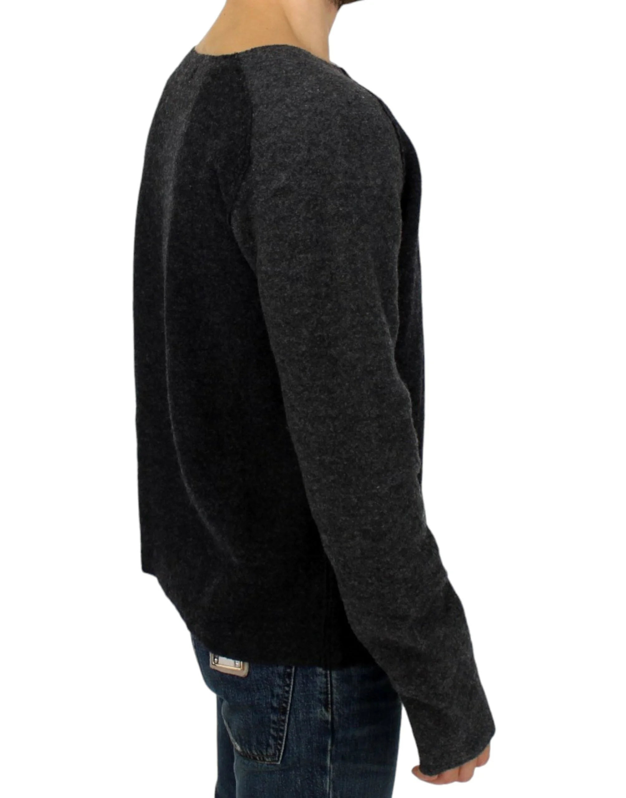 Costume National Gray wool crewneck sweater - IT48 | M - Sweaters