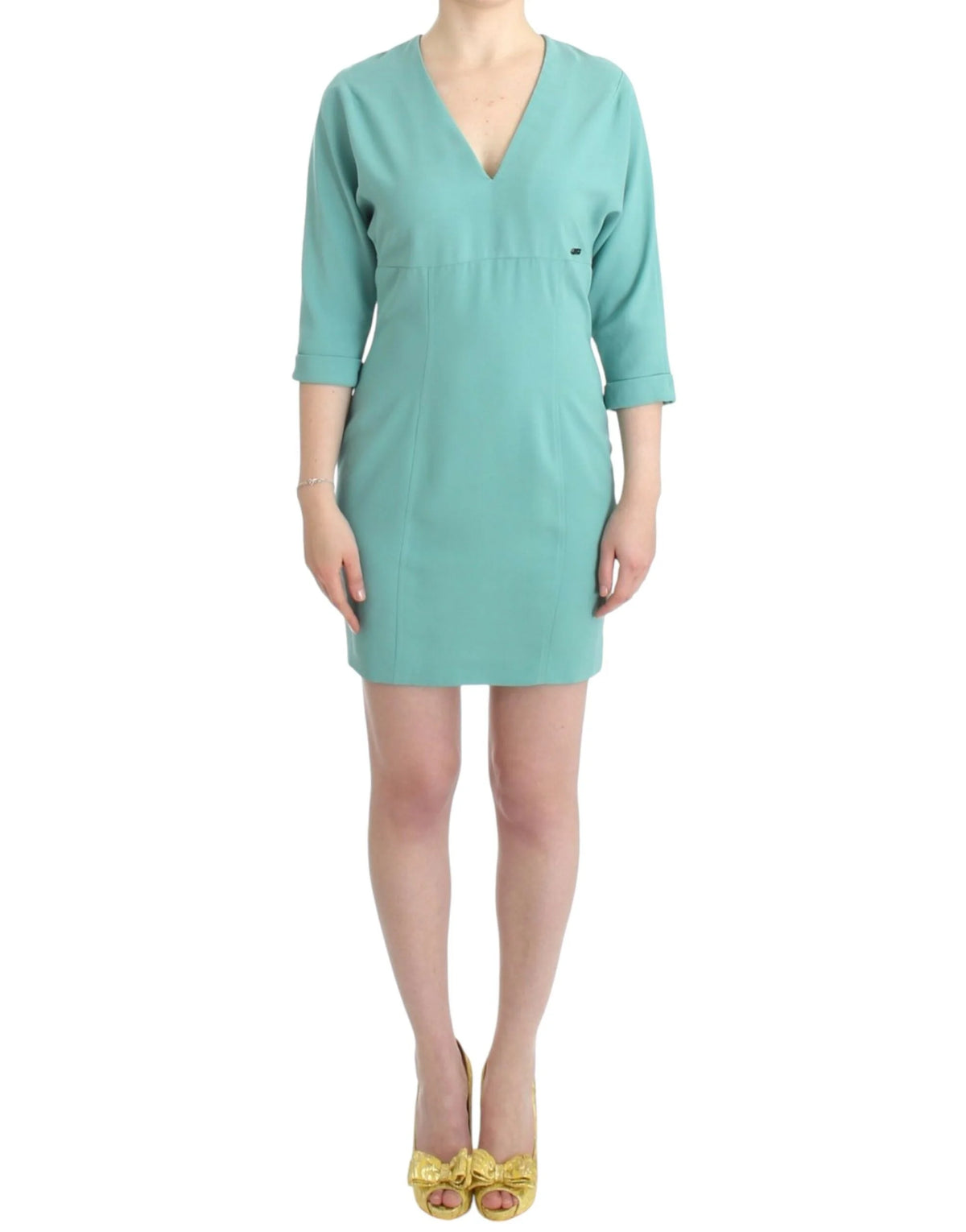 Costume National Green 3/4 sleeved sheath dress - Dresses