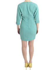 Costume National Green 3/4 sleeved sheath dress - Dresses