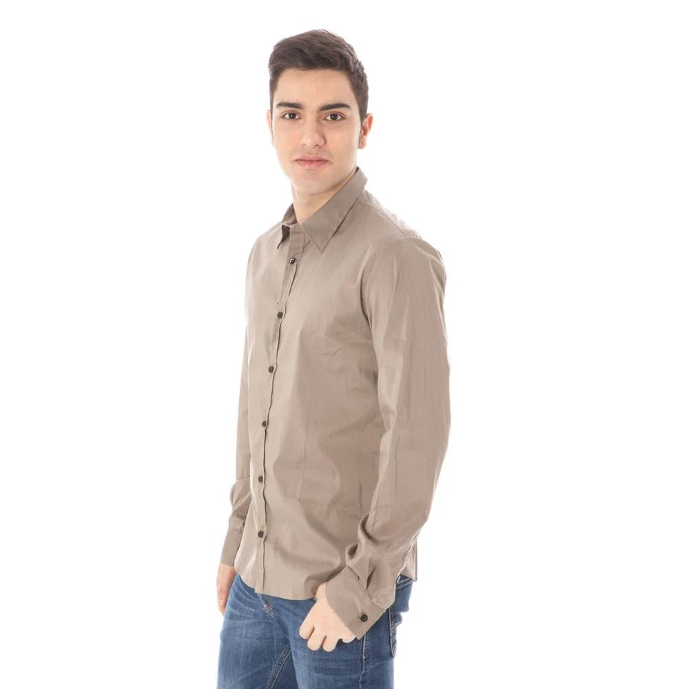 Costume National Green Cotton Men Shirt - Shirts