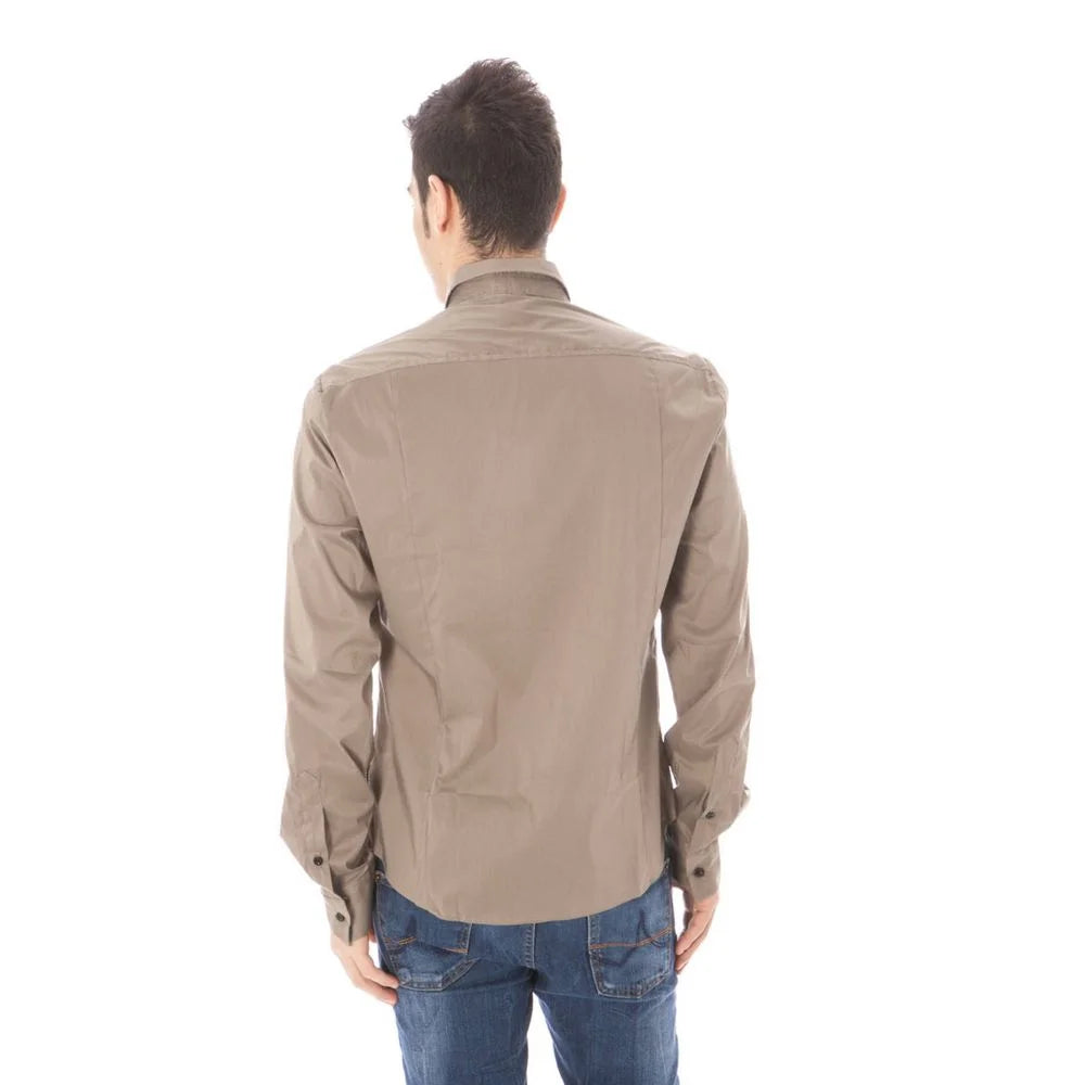 Costume National Green Cotton Men Shirt - Shirts