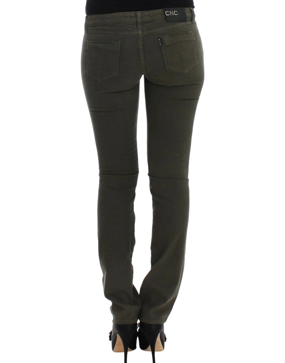 Costume National Green slim leg jeans - W26 - Jeans