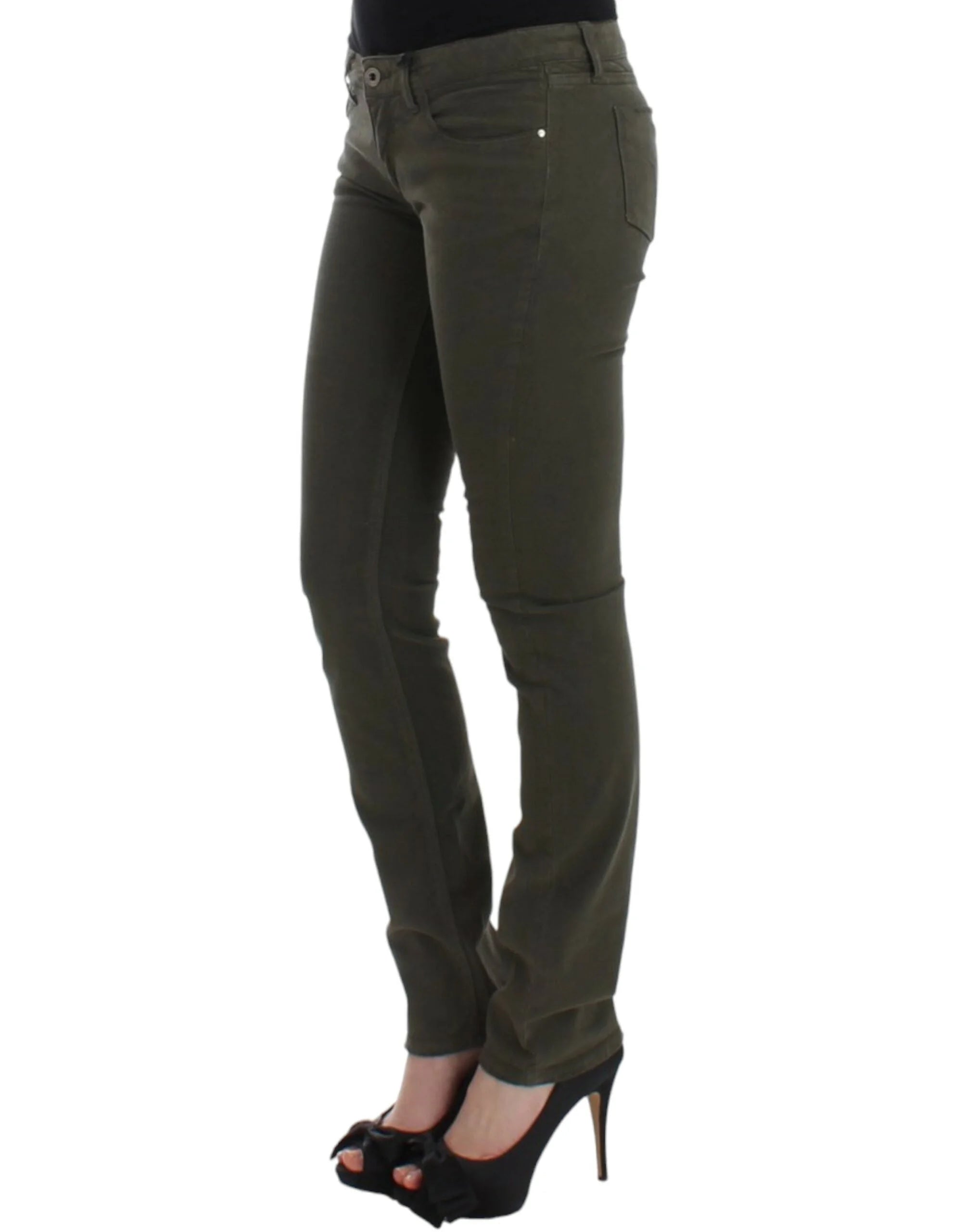 Costume National Green slim leg jeans - W26 - Jeans