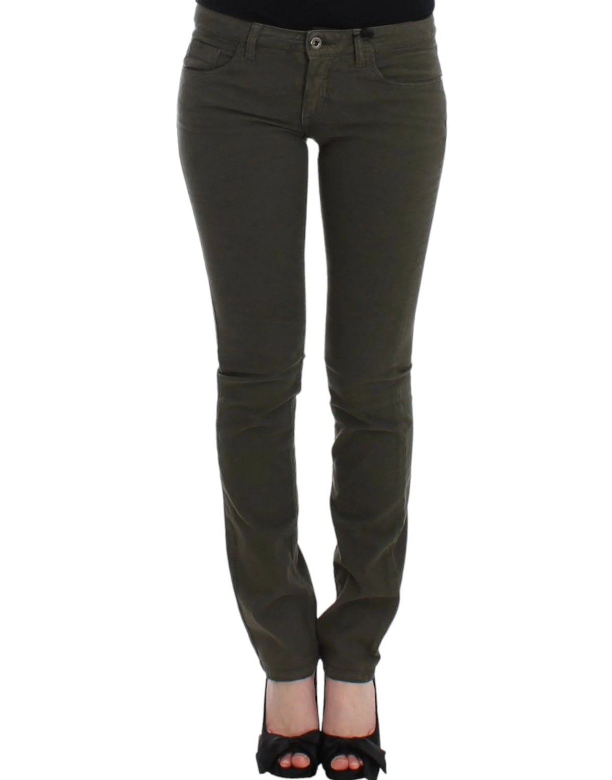 Costume National Green slim leg jeans - W26 - Jeans
