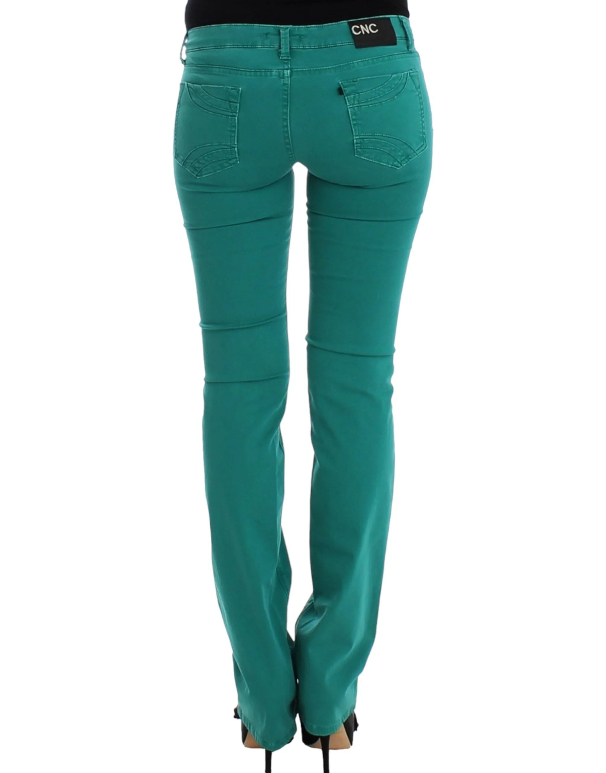 Costume National Green straight leg jeans - W26 - Jeans