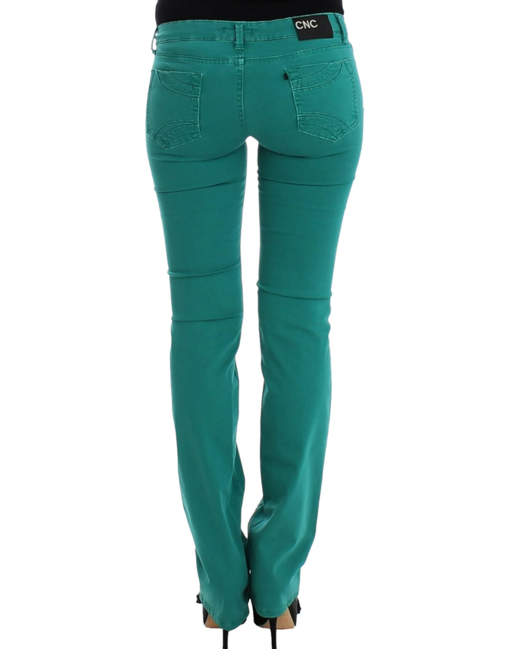 Costume National Green straight leg jeans - W26 - Jeans
