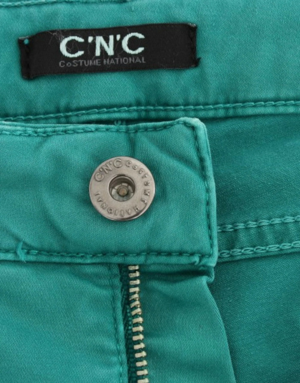 Costume National Green straight leg jeans - W26 - Jeans