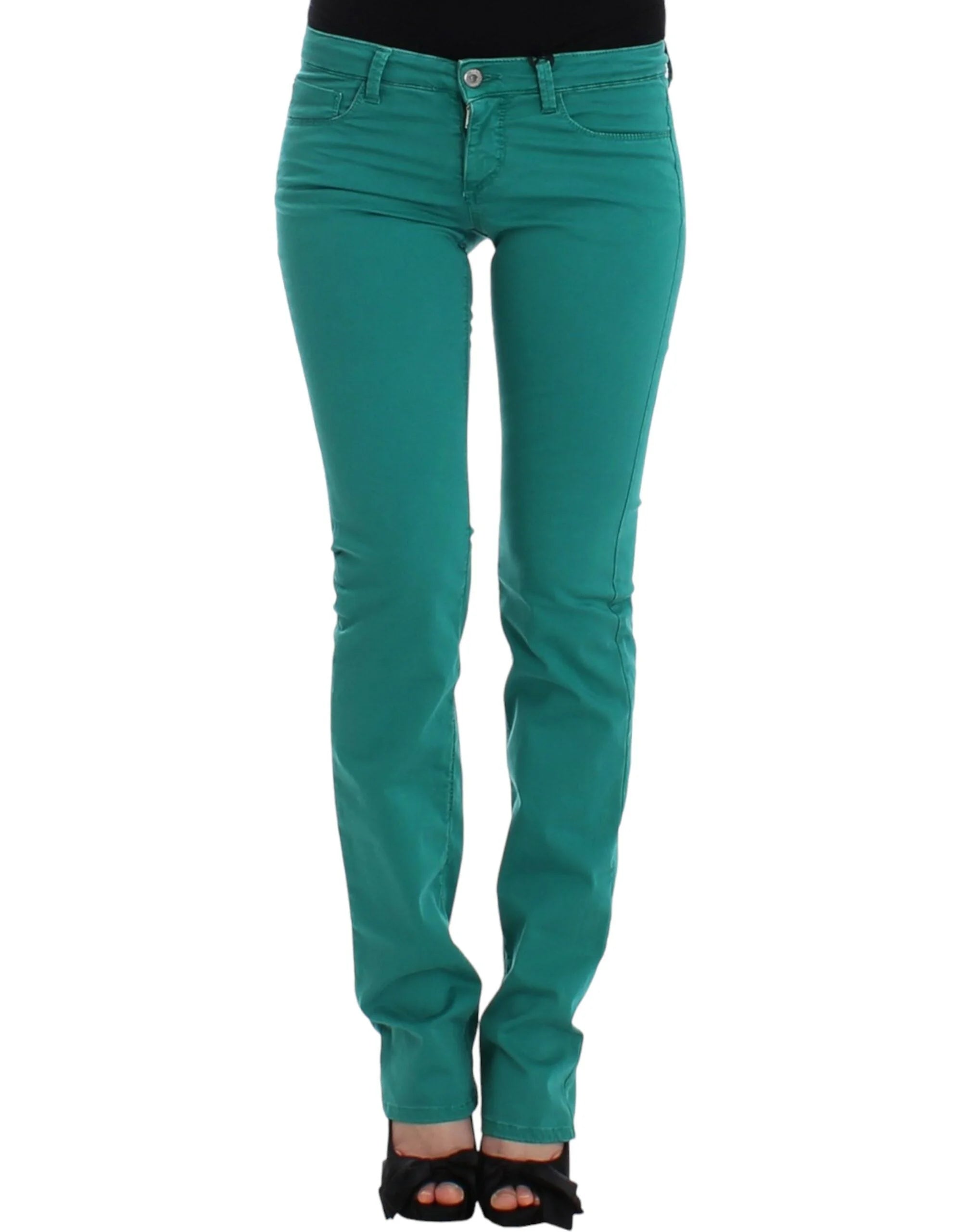 Costume National Green straight leg jeans - W26 - Jeans