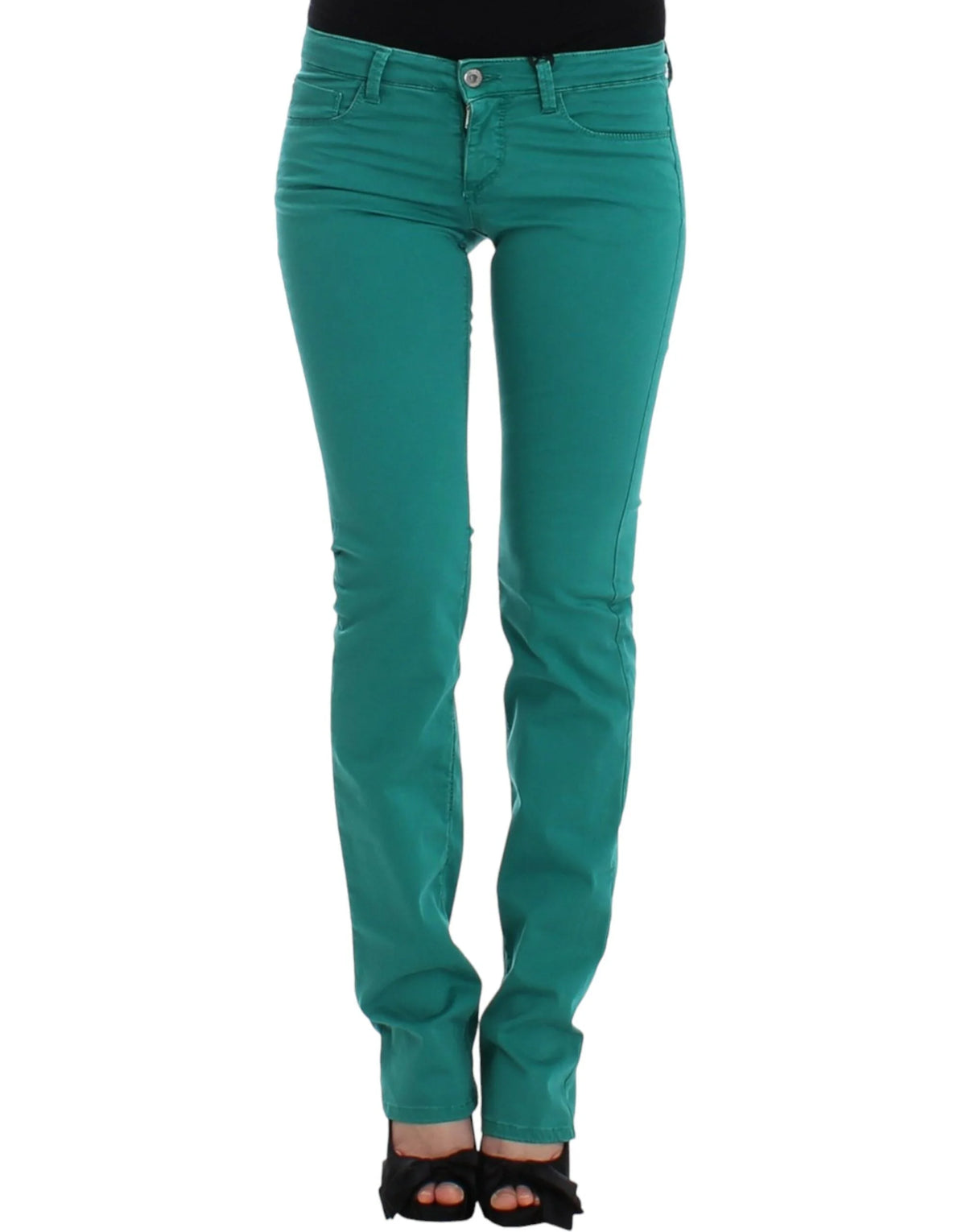 Costume National Green straight leg jeans - W26 - Jeans