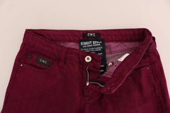 Costume National Red Wash Cotton Stretch Denim Jeans - W26 - Jeans