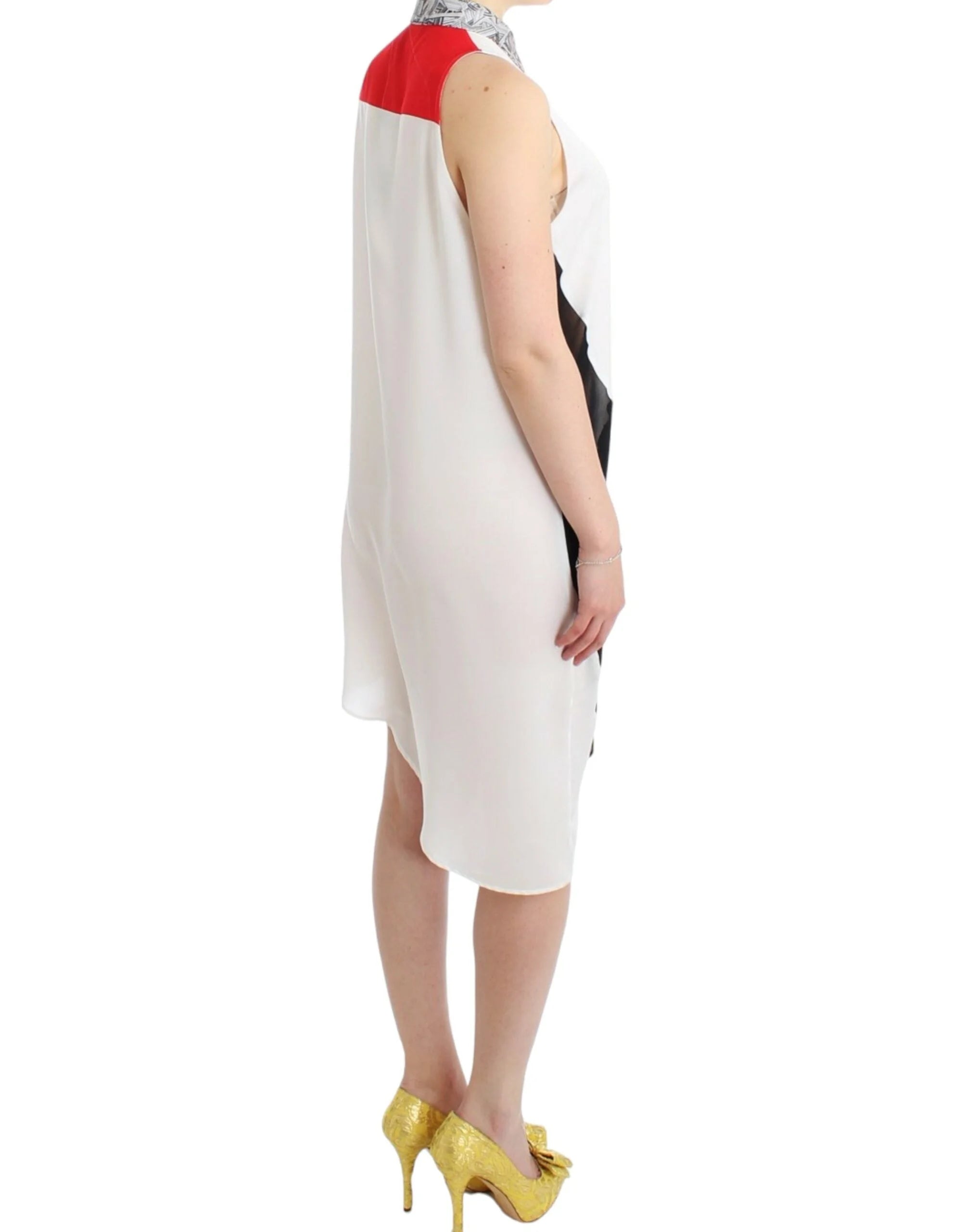Costume National White shirt assymetric hem dress - IT46|XL - Dresses