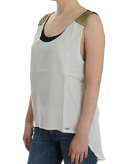 Costume National White sleeveless top - Tank Tops