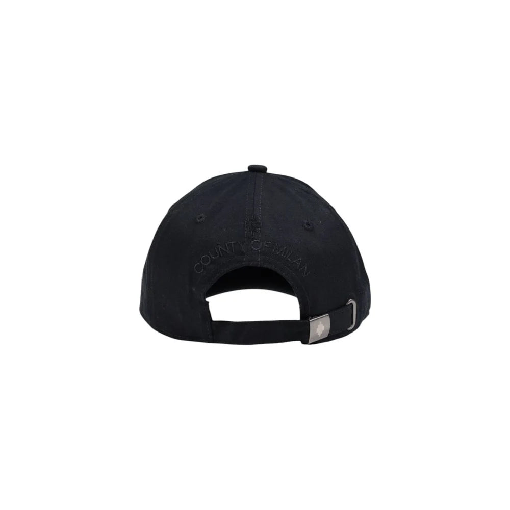 County of Milan Black Cotton Cap (Baseball Hat) - UNI