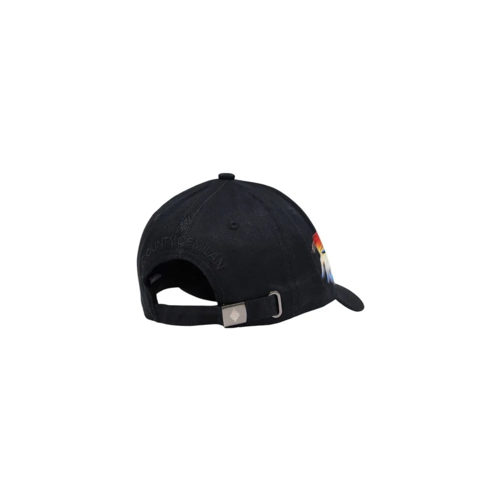County of Milan Black Cotton Cap (Baseball Hat) - UNI