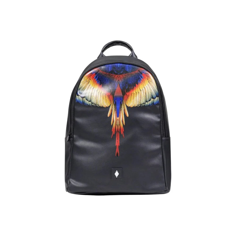 County of Milan Black Polyethylene Backpack
