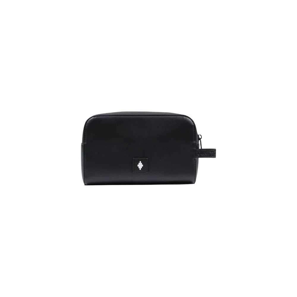 County of Milan Black Polyethylene Clutch Bag - Makeup Bags