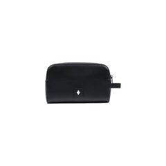 County of Milan Black Polyethylene Clutch Bag - Makeup Bags