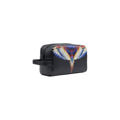County of Milan Black Polyethylene Clutch Bag - Makeup Bags