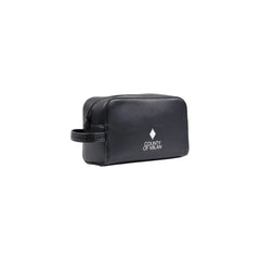 County of Milan Black Polyethylene Clutch Bag - Toiletry Bags