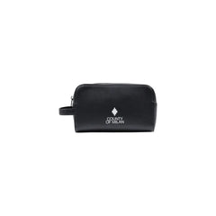 County of Milan Black Polyethylene Clutch Bag - Toiletry Bags