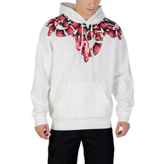 County of Milan White Cotton Hoodie - Hoodies