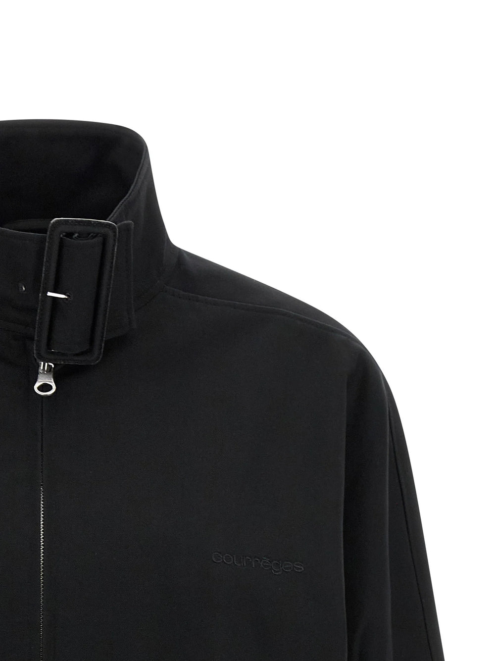 Courrèges Black Cotton Bomber - M