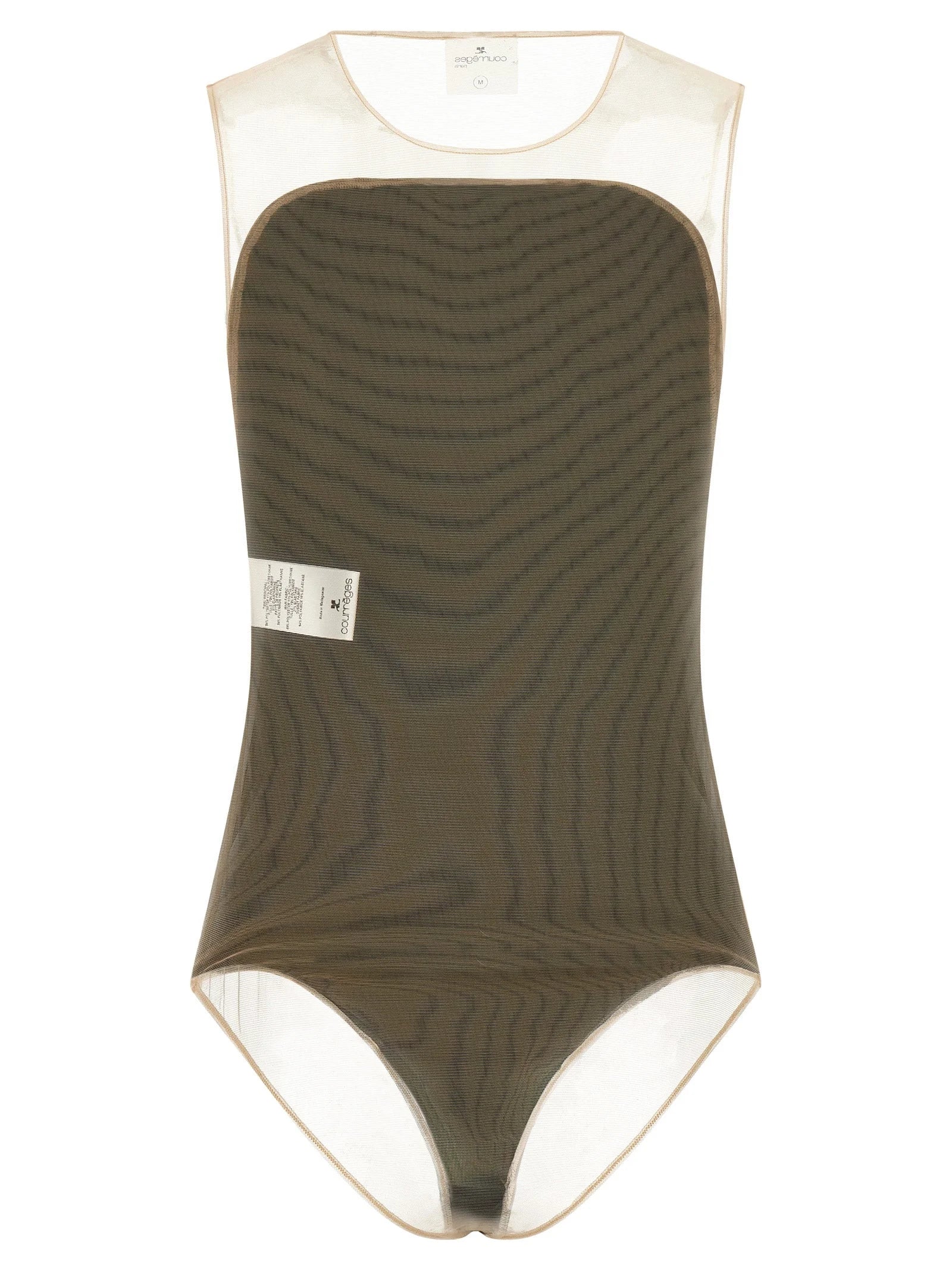 Courrèges Black Polyester Bodysuit - M