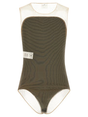 Courrèges Black Polyester Bodysuit - M